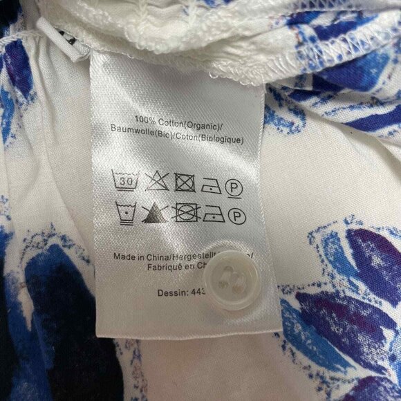 Baum und Pferdgarten Mynowa Top Womens 44 US 14 Floral Print Smocked Cotton‎ - Picture 10 of 14